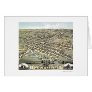 Mount Vernon, OH Panoramic Map - 1870