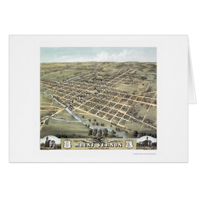 Mount Vernon, OH Panoramic Map - 1870 (Front Horizontal)