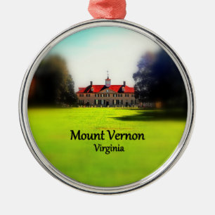 Mount Vernon Round Ornament