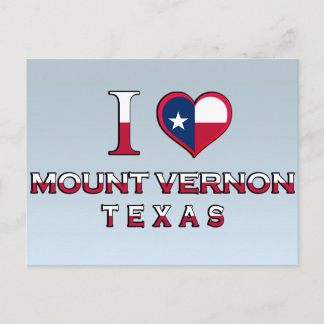 Mount Vernon, Texas Postcard (Front)
