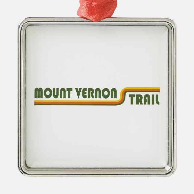 Mount Vernon Trail Metal Tree Decoration (Front)