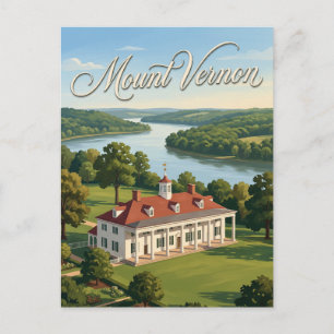 Mount Vernon Virginia Postcard