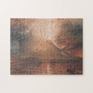 Mount Vesuvius in Eruption Naples Italy J. Turner Jigsaw Puzzle