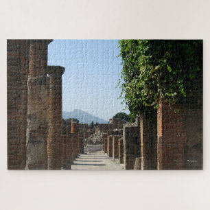 Mount Vesuvius Italy Pompeii Photo Challenging Jigsaw Puzzle