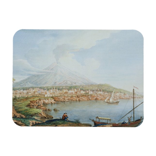 Mount Vesuvius, plate 36 from 'Campi Phlegraei: Ob Magnet (Horizontal)