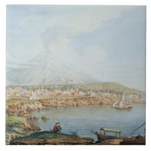 Mount Vesuvius, plate 36 from 'Campi Phlegraei: Ob Tile