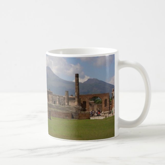 Mount Vesuvius, Pompeii Coffee Mug (Right)