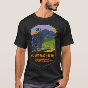 Mount Washburn Yellowstone National Park T-Shirt