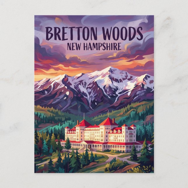 Mount Washington Hotel USA Postcard (Front)