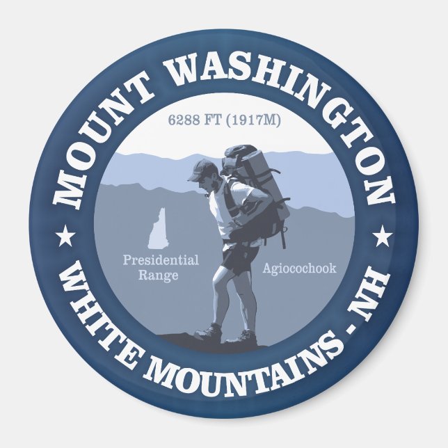 Mount Washington Magnet (Front)