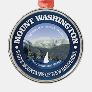 Mount Washington Metal Tree Decoration