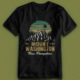 Mount Washington New Hampshire Retro Vintage T-Shirt