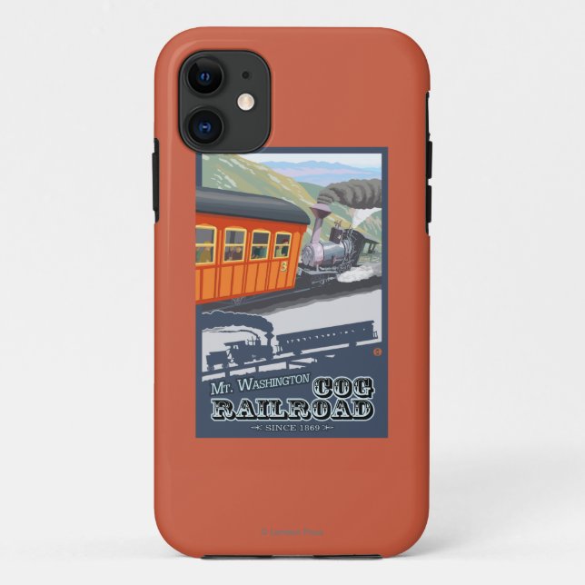 Mount Washington, New HampshireCog Railroad Case-Mate iPhone Case (Back)