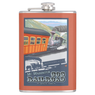Mount Washington, New HampshireCog Railroad Hip Flask