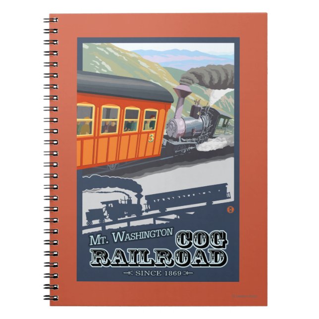 Mount Washington, New HampshireCog Railroad Notebook (Front)