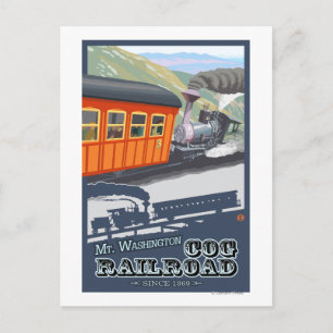 Mount Washington, New HampshireCog Railroad Postcard