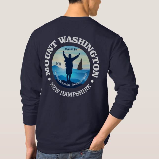 Mount Washington (V) T-Shirt (Back)