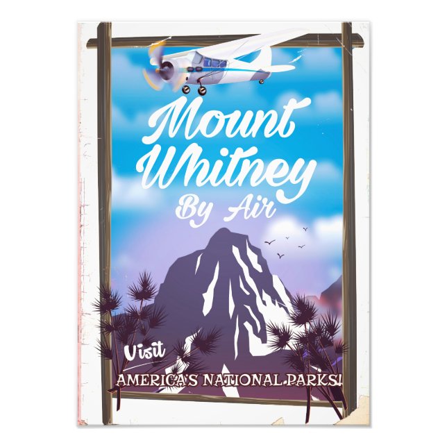 Mount Whitney, Classic California Travel poster (Front)