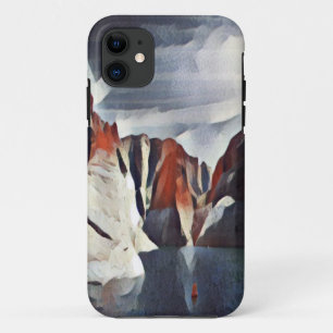 MOUNTAIN ABSTRACT NATURE SCENERY iPhone 11 CASE