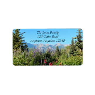 Mountain Address Label