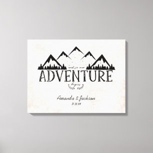 Mountain Adventure Alternative Wedding Guestbook
