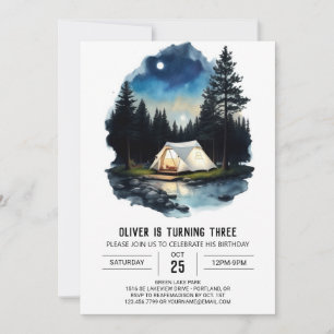 Mountain Adventure Birthday Invitation