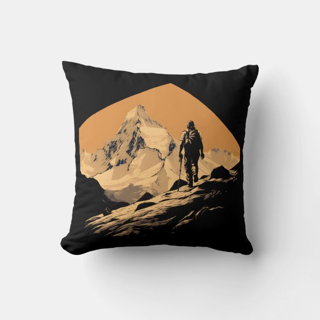Mountain Adventure Hiking Cushion (Front)