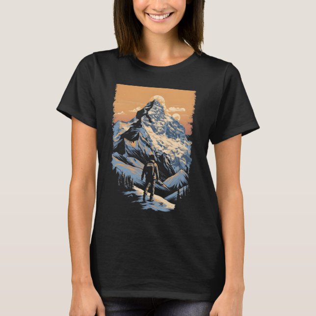 Mountain Adventure Hiking T-Shirt (Front)