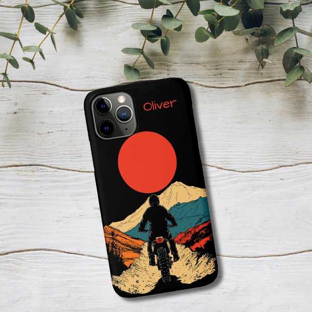 Mountain Adventure Rider Case-Mate iPhone Case (Creator Uploaded)
