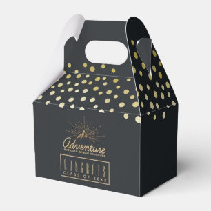 Mountain Adventure Rustic Congrats Class of 20xx Favour Box