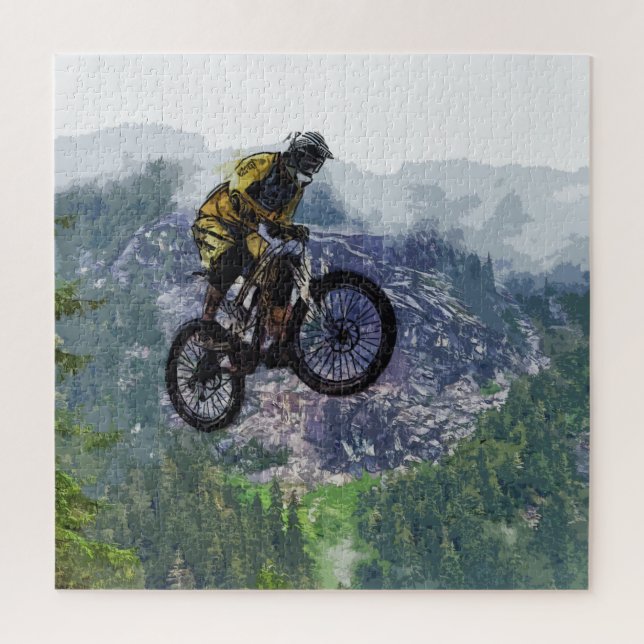 Mountain Air - BMX Rider  Jigsaw Puzzle (Vertical)