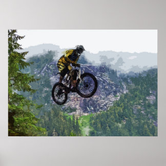 Mountain Air - BMX Rider Poster