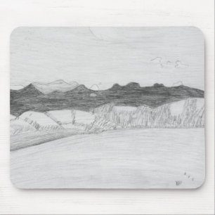 Mountain and Dunes mousepad
