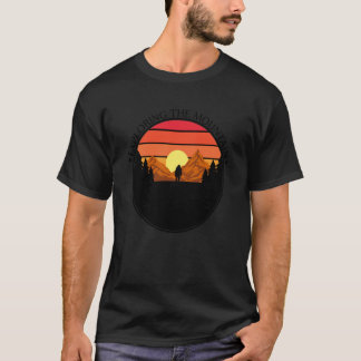 Mountain and Forest Scene 100 T-Shirt