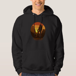 Mountain and Forest Scene 118 Hoodie