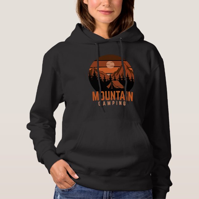 Mountain and Forest Scene  9 Hoodie (Front)