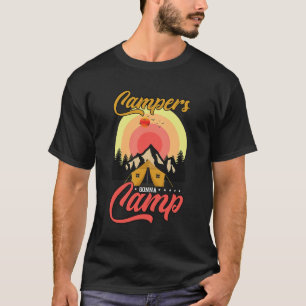 Mountain and Forest Scene Silhouette 118 T-Shirt