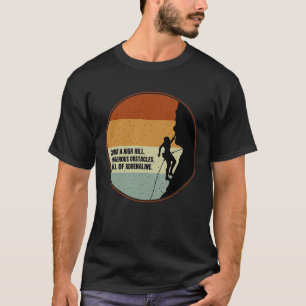 Mountain and Forest Scene Silhouette  139 T-Shirt