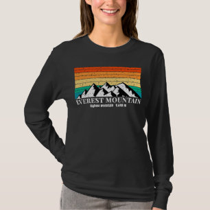 Mountain and Forest Scene Silhouette  172 T-Shirt