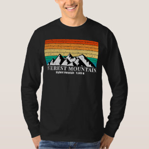 Mountain and Forest Scene Silhouette 172 T-Shirt
