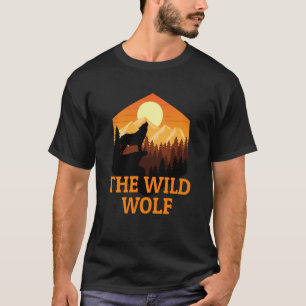 Mountain and Forest Scene Silhouette 59 T-Shirt