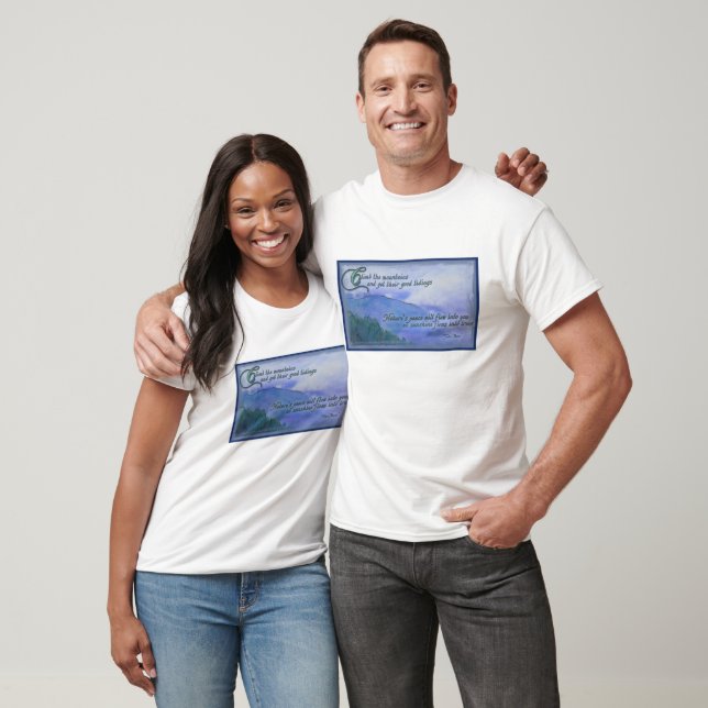 Mountain and nature T-Shirt (Unisex)