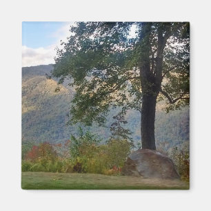Mountain and Tree Magnet