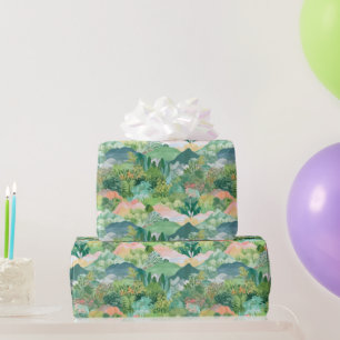 Mountain and Trees Wrapping Paper