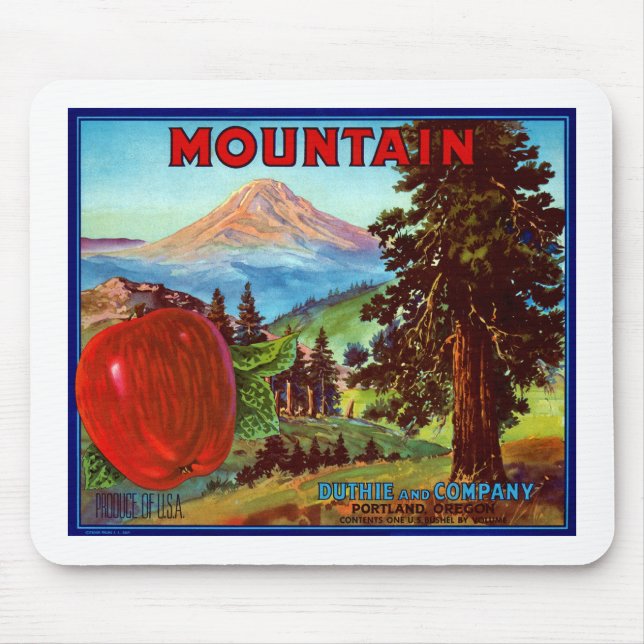 Mountain Apples Mouse Mat (Front)