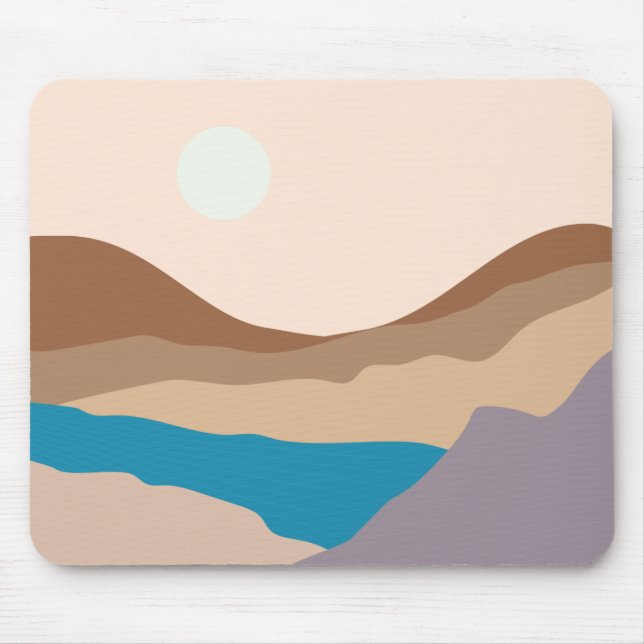 mountain  art mouse mat (Front)