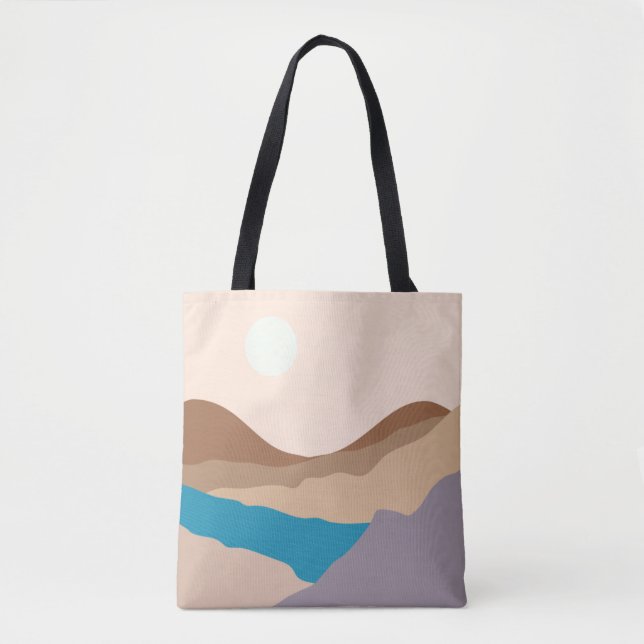 mountain art  tote bag (Front)