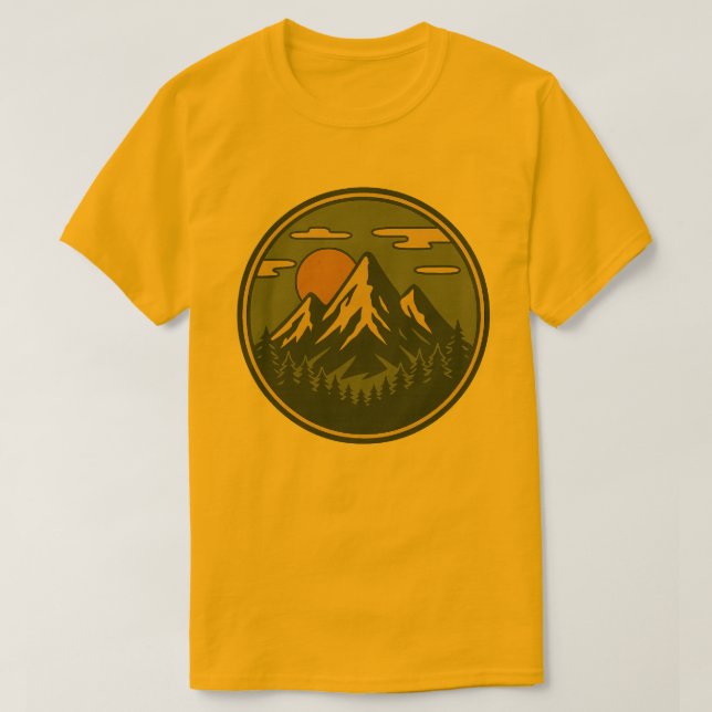 Mountain Artwork Men's T-Shirt (Design Front)