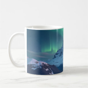 Mountain Aurora Borealis Coffee Mug