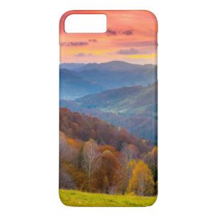 Mountain autumn landscape with forest iPhone 8 plus/7 plus case